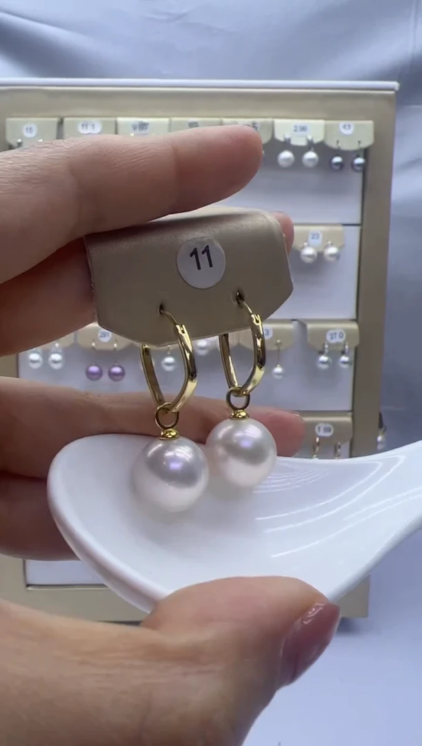 【闪购商品】淡水珍珠耳饰未镶嵌11