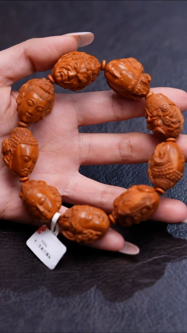 手串/手链橄榄核十二生肖万佛头
