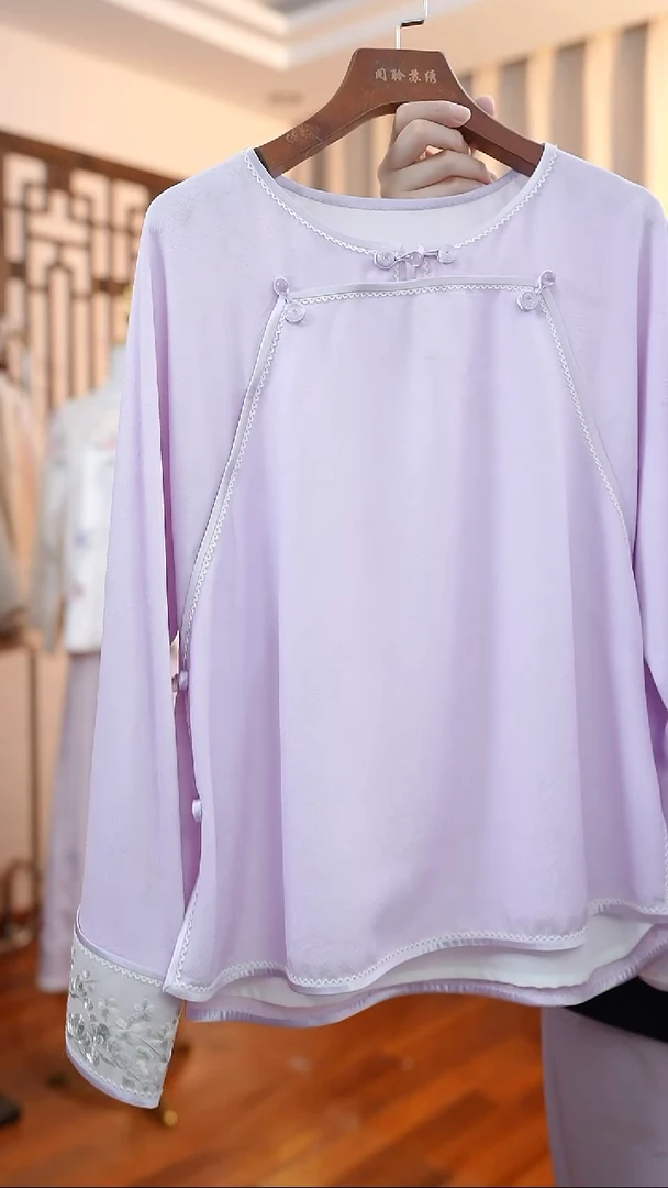 刺绣桑蚕丝非遗苏绣服饰