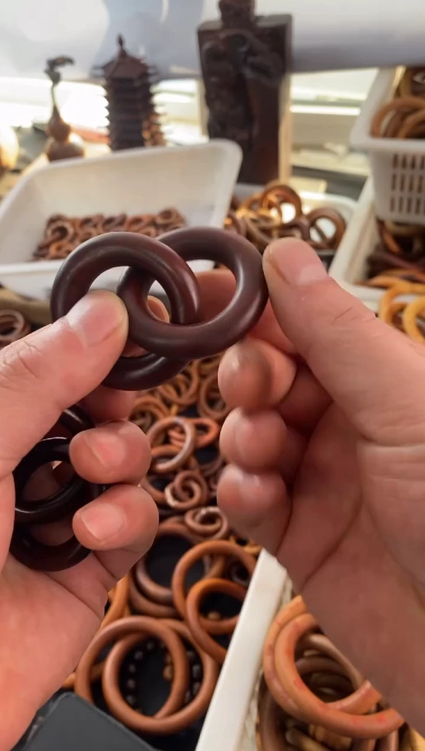 【闪购商品】木枣木玉化乾坤圈一物一拍