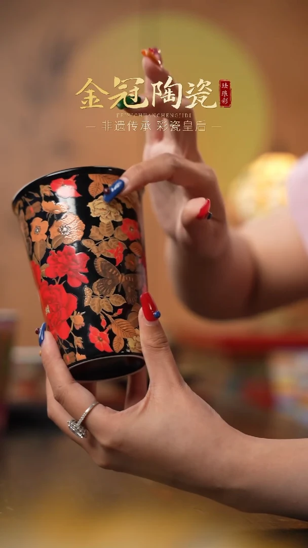 陶瓷金蝶绮梦· 【可乐杯】