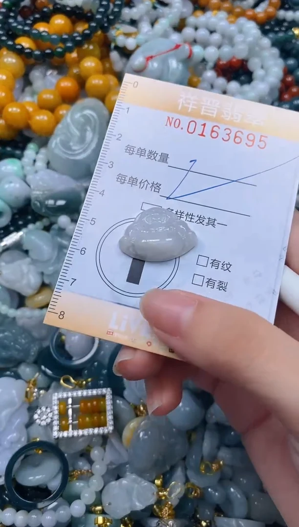 翡翠未镶嵌颈饰闪购0163695