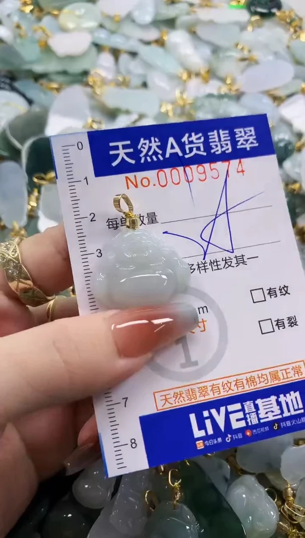 颈饰未镶嵌翡翠天然A货翡翠