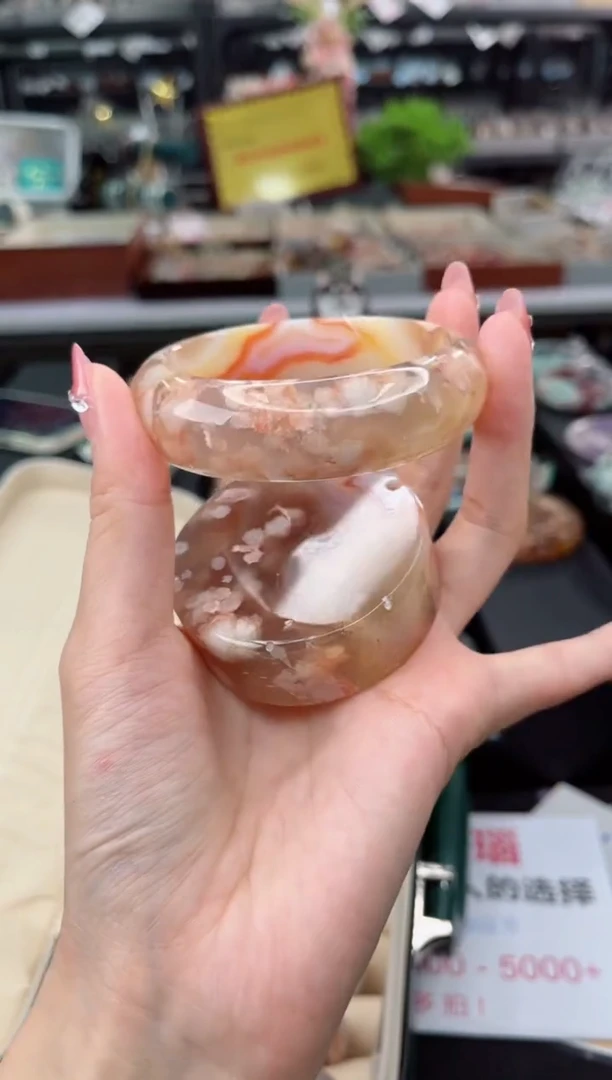 【闪购商品】石英质玉手镯未镶嵌57圈口（赠品镯心）6674992