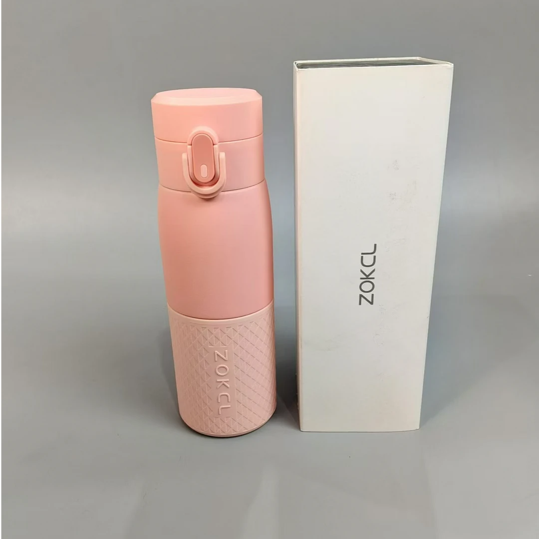 J卓客学生粉色保温杯350毫升