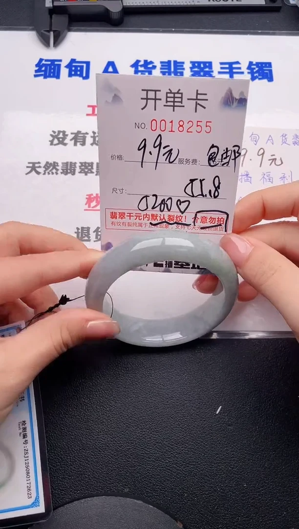 未镶嵌手镯翡翠55