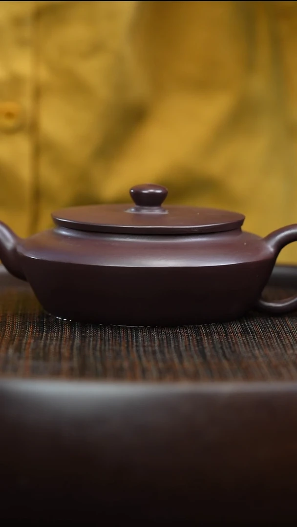 茶壶紫砂紫砂云扁壶
