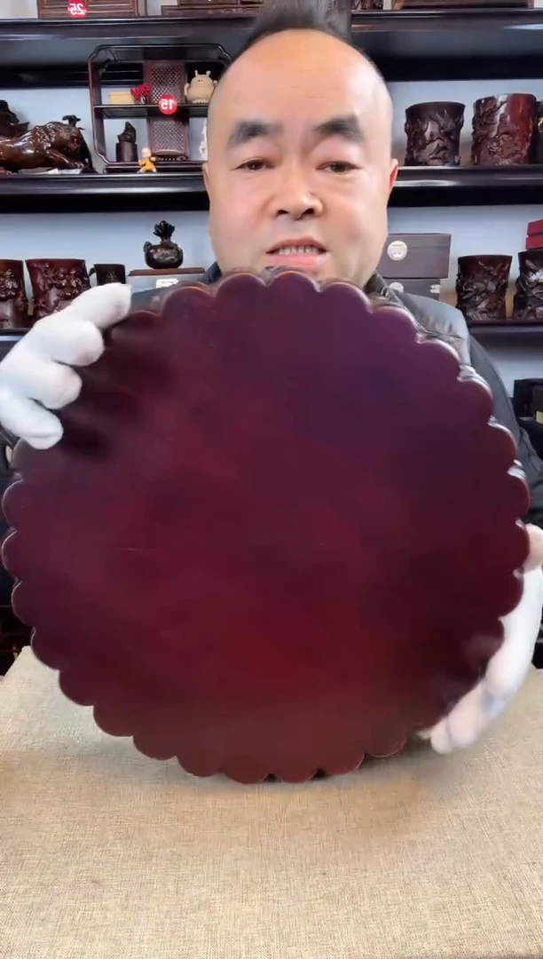 木老李红木工艺品431瑕疵