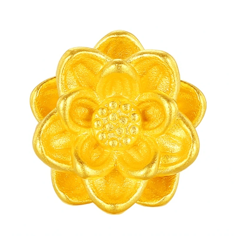 玉麓黄金 足金999莲花（定价）