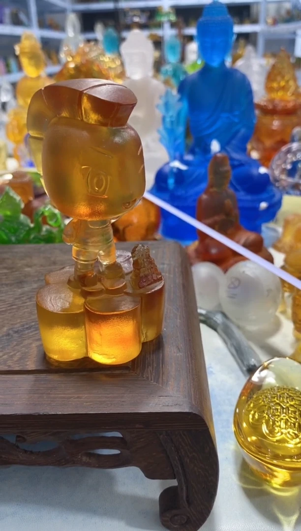 手工艺品琉璃冰*花998微瑕介意勿拍 不退不换 不带礼盒
