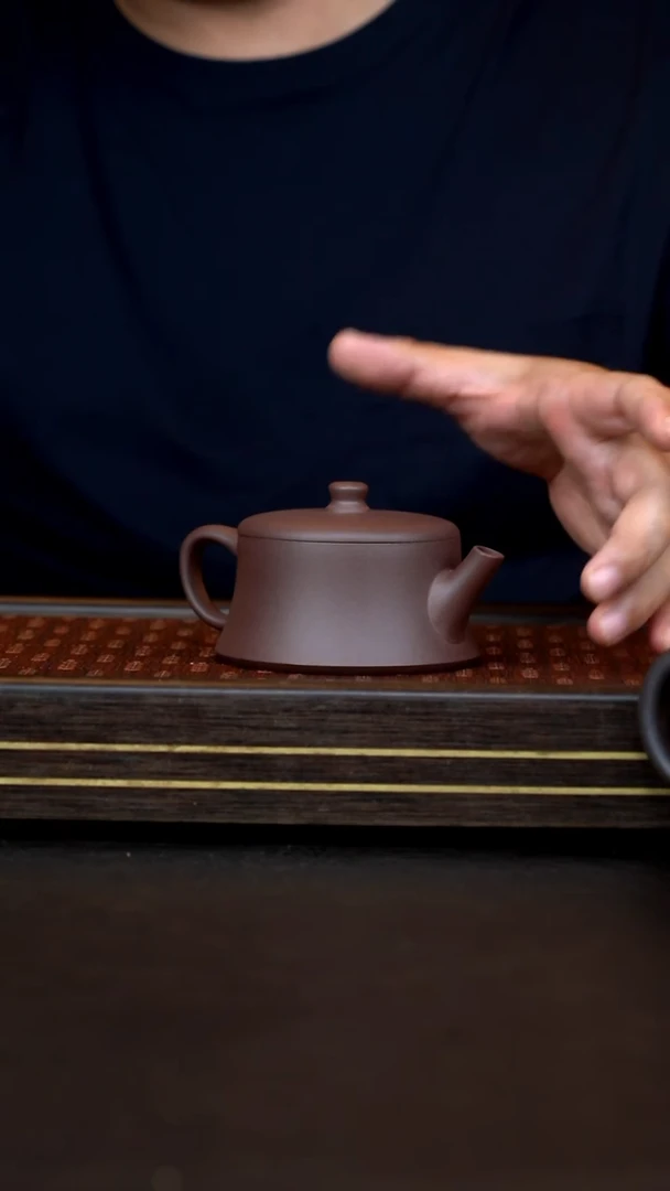 茶壶紫砂MB紫泥 云柱