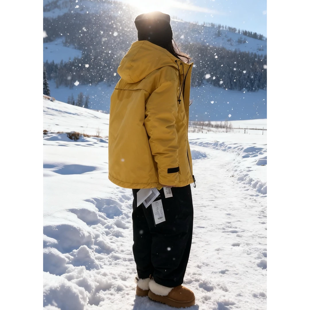 [子系女装]2025新款'冰川炽黄”