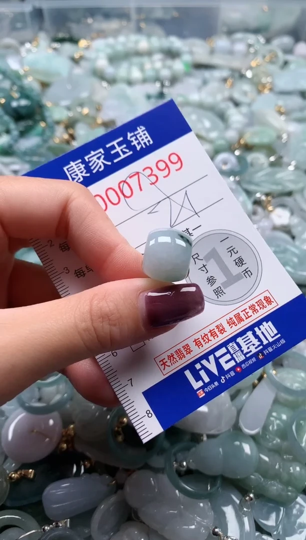 翡翠未镶嵌吊坠(不含链)7399