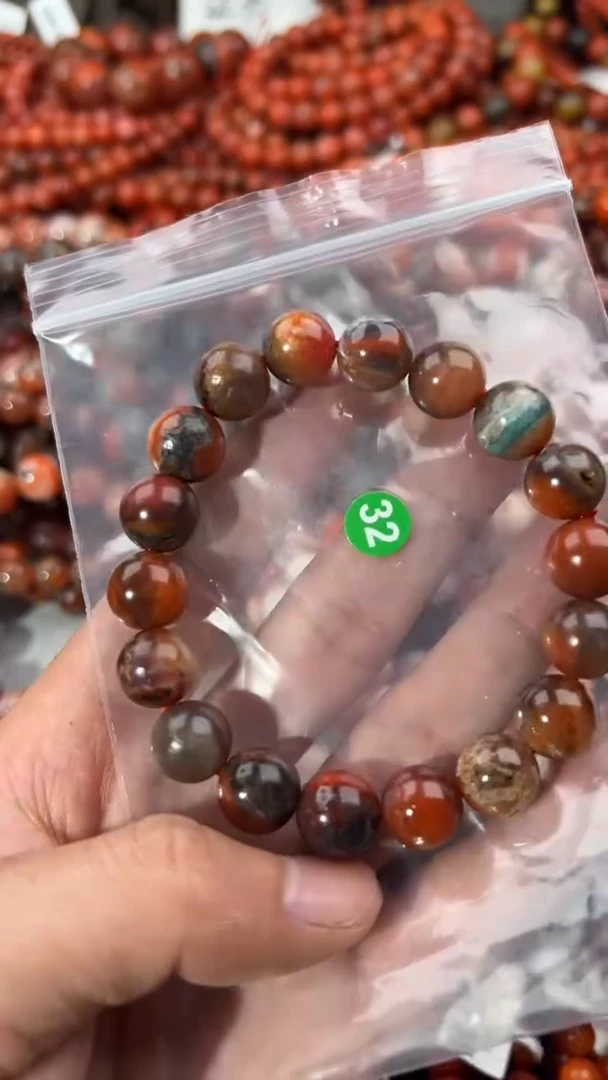南红玛瑙手串未镶嵌11