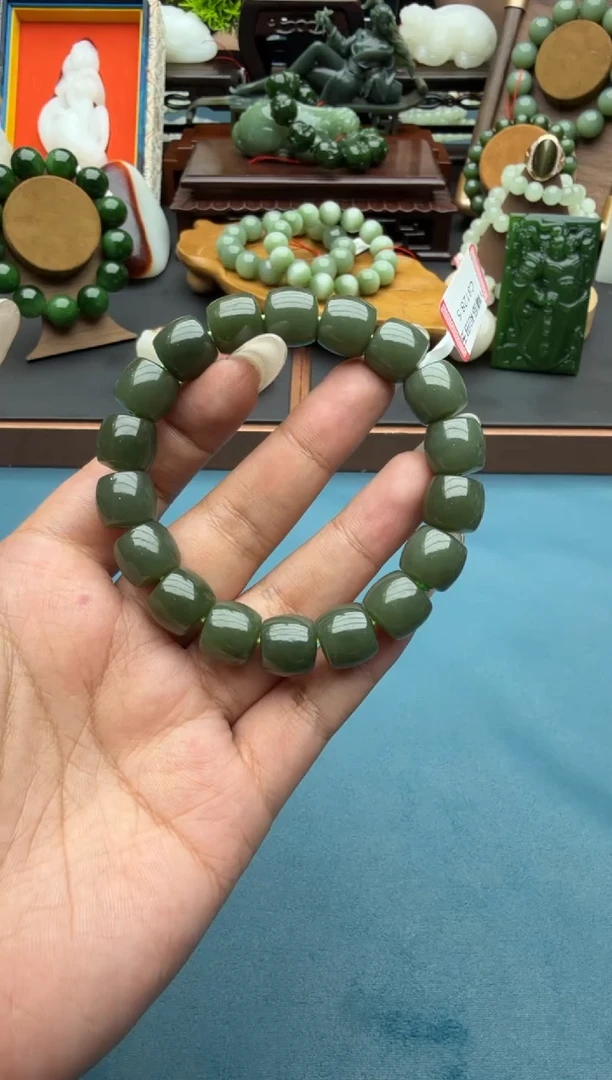 未镶嵌手串和田玉szqyq12