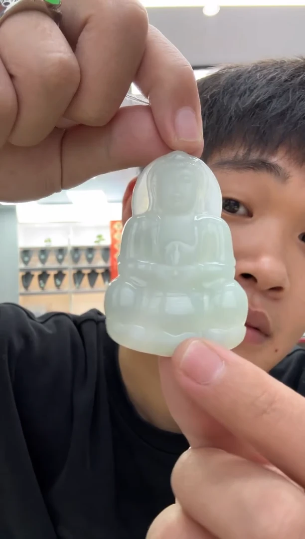【闪购商品】翡翠颈饰未镶嵌天然翡翠A货孤品一件