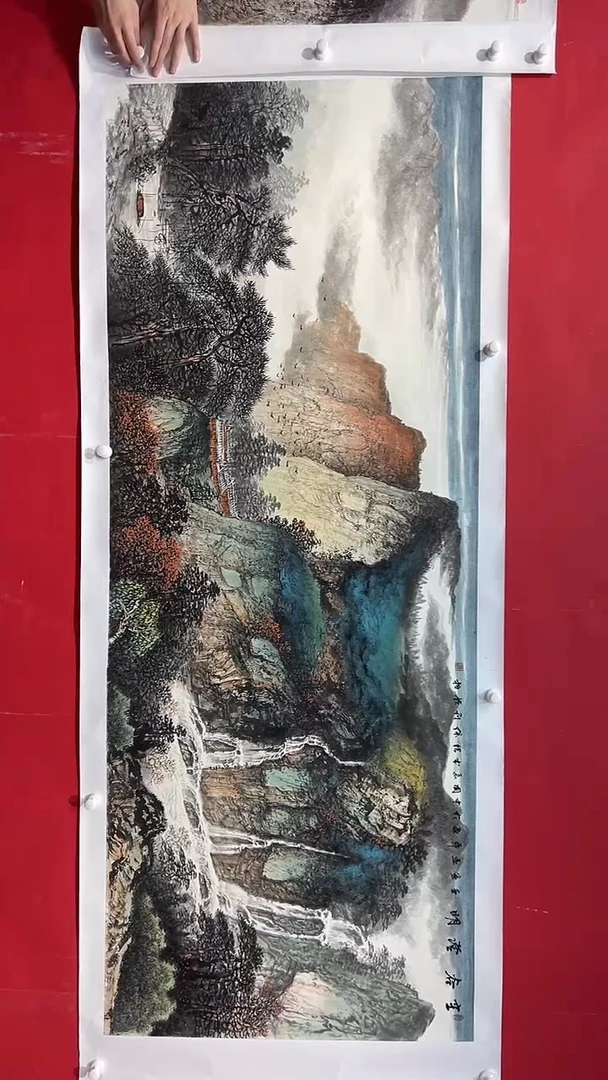 国画画家陆远华纯手绘原作