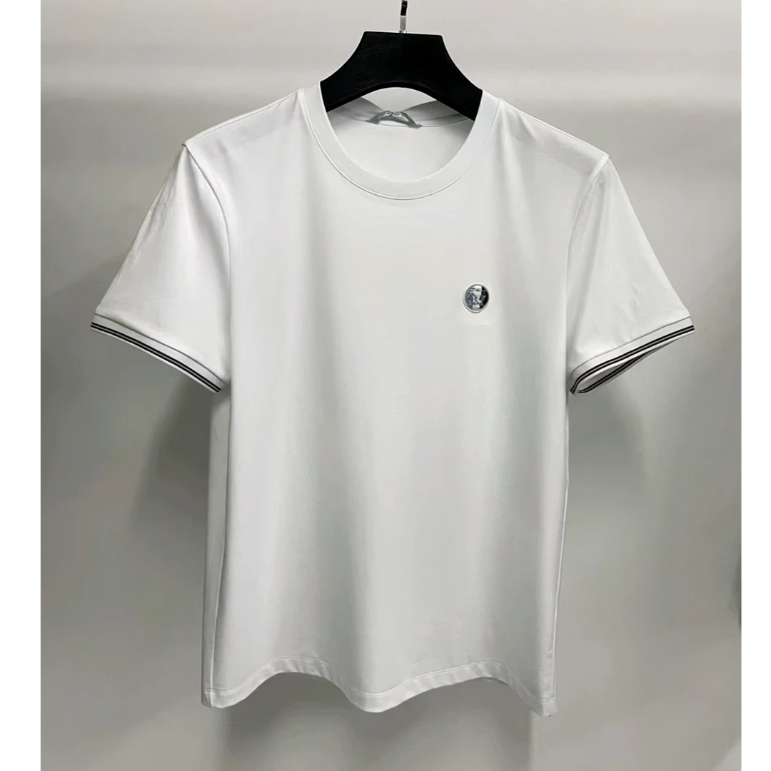 dt707男士夏季新款简约白色短袖