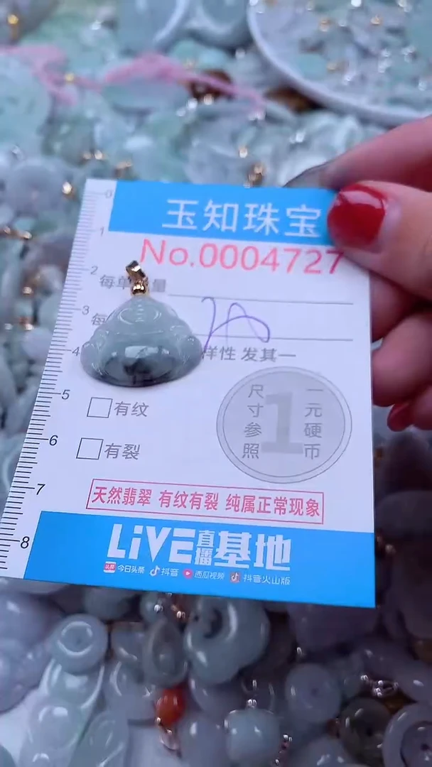 吊坠(不含链)未镶嵌翡翠4727