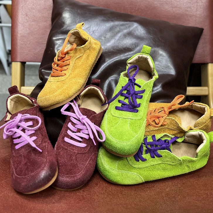 鞋掌柜丑萌德训鞋休闲透气平底运动鞋2025新款