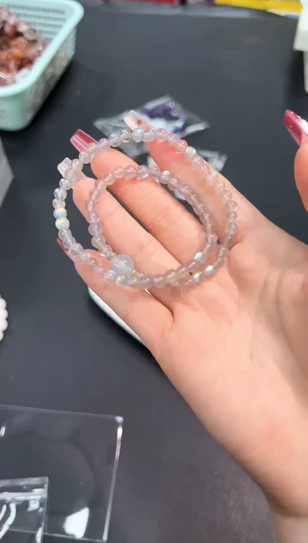 【闪购商品】水晶手串未镶嵌94h多样性发其一/1条默认微瑕