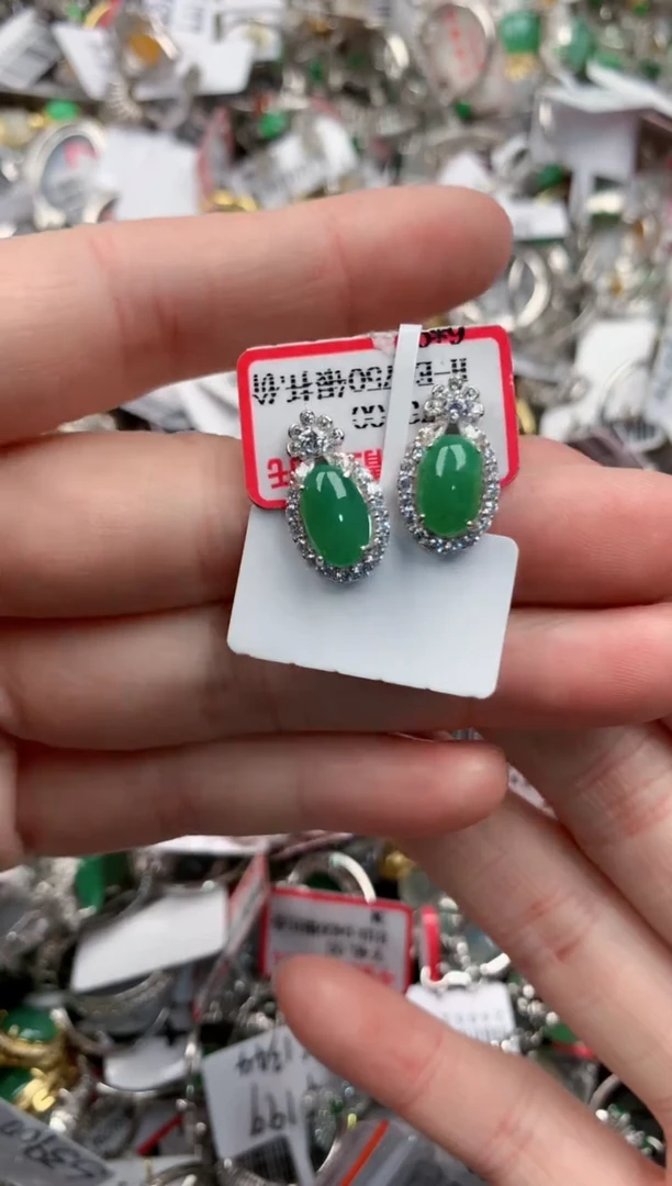 银S925镶嵌戒指翡翠121212---5