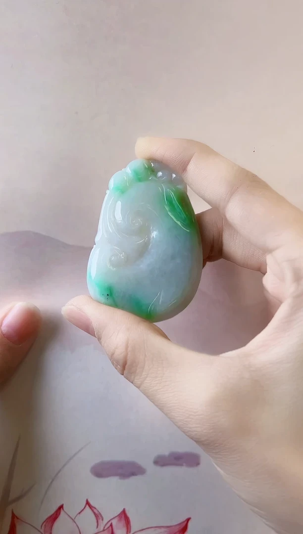 翡翠未镶嵌颈饰吊坠