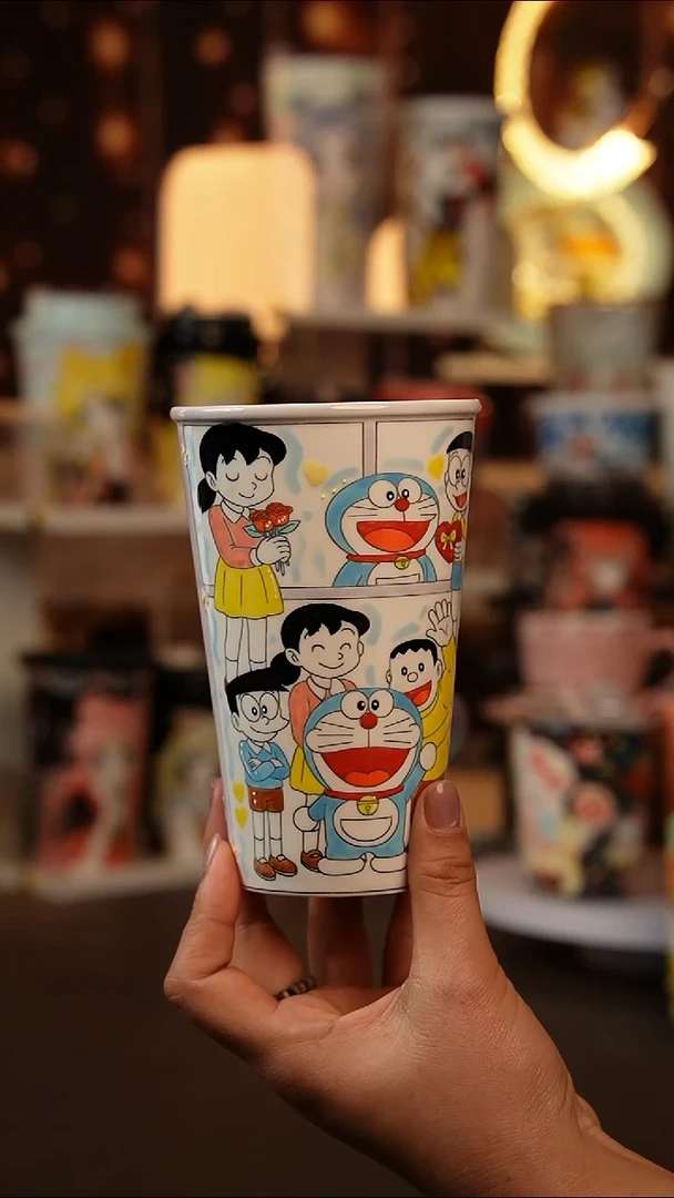 景德镇手工手绘文创陶瓷杯