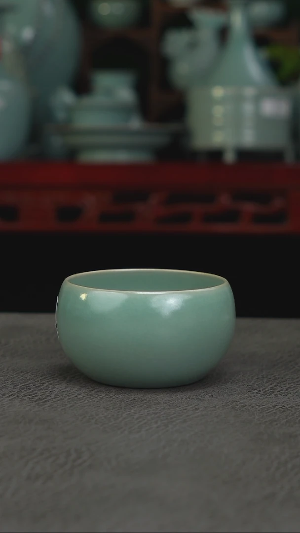 扫地僧柴烧精品禅定杯~帆