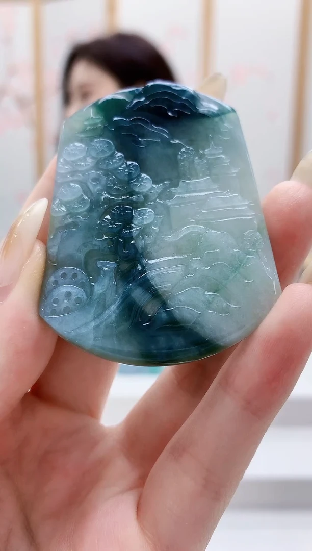 未镶嵌定制翡翠4829jw-毛货挂件196