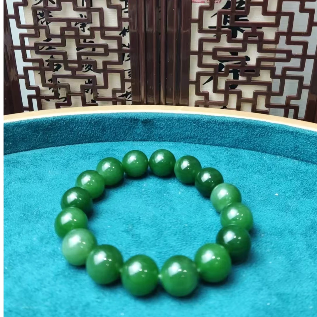 和田玉碧玉猫眼手串