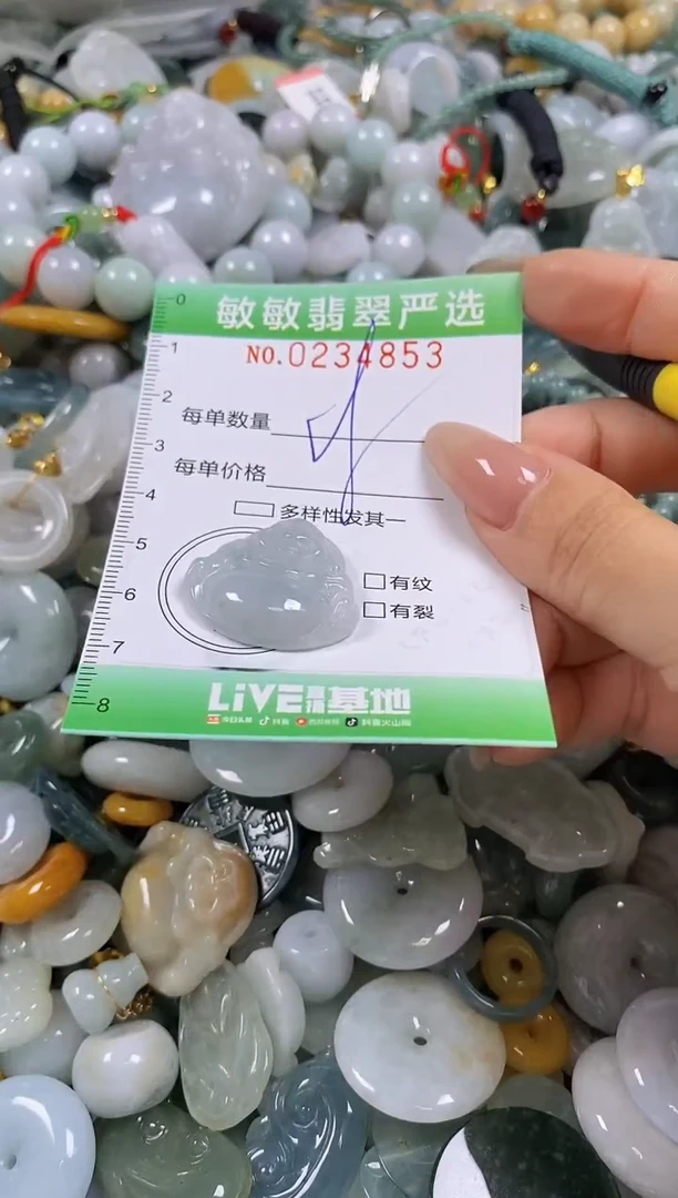 翡翠未镶嵌颈饰闪购0234853