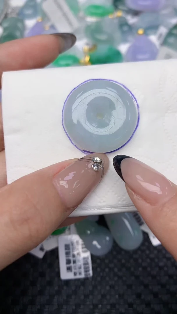 颈饰未镶嵌翡翠A货假一赔三支持复检百元以上九元证书费自理