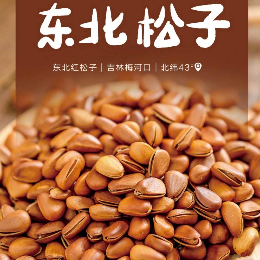 东北松子1斤袋装松子零食