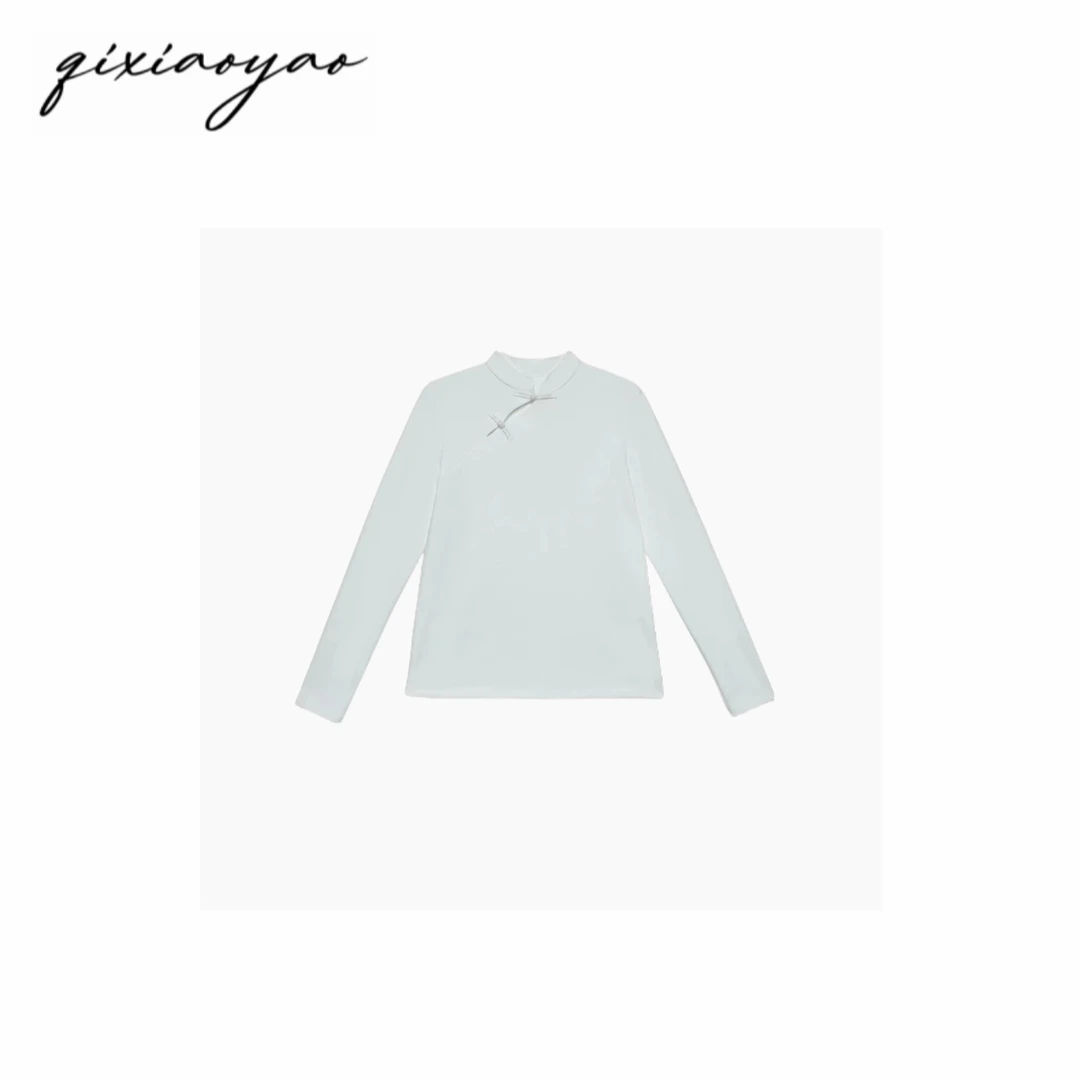 春季新中式提花缎面衬衫#QSAJNC-L206121