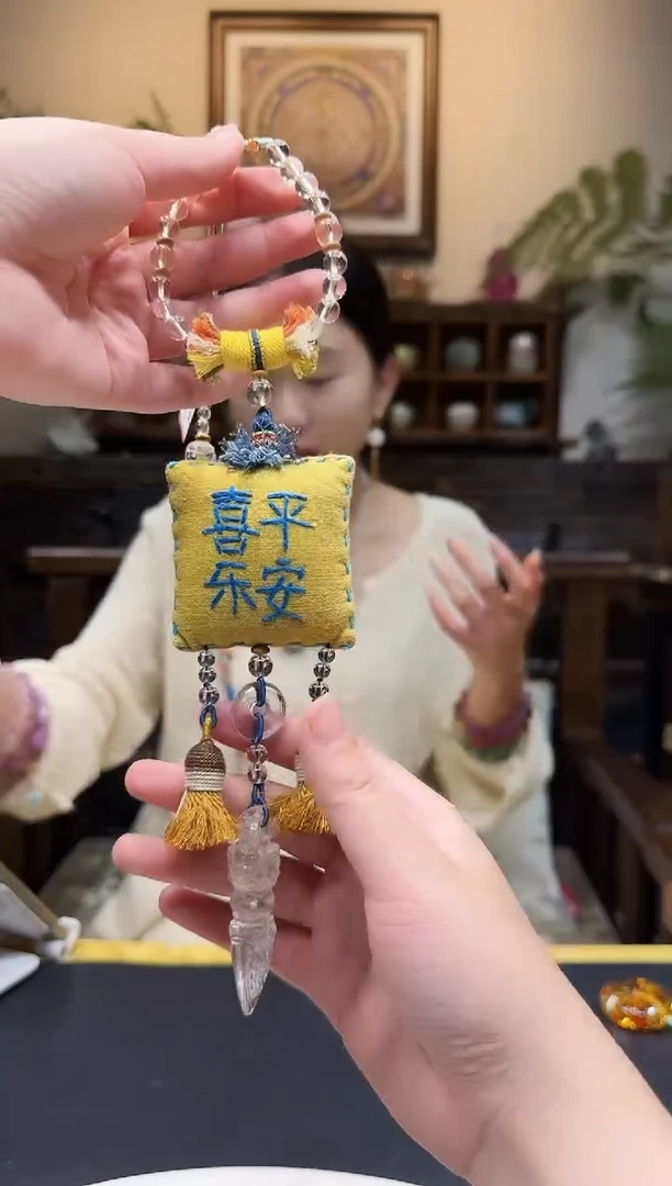 颈饰未镶嵌水晶挂件