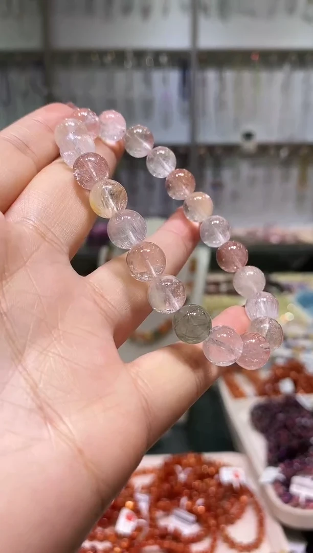 未镶嵌手链水晶多样性发其一兔毛