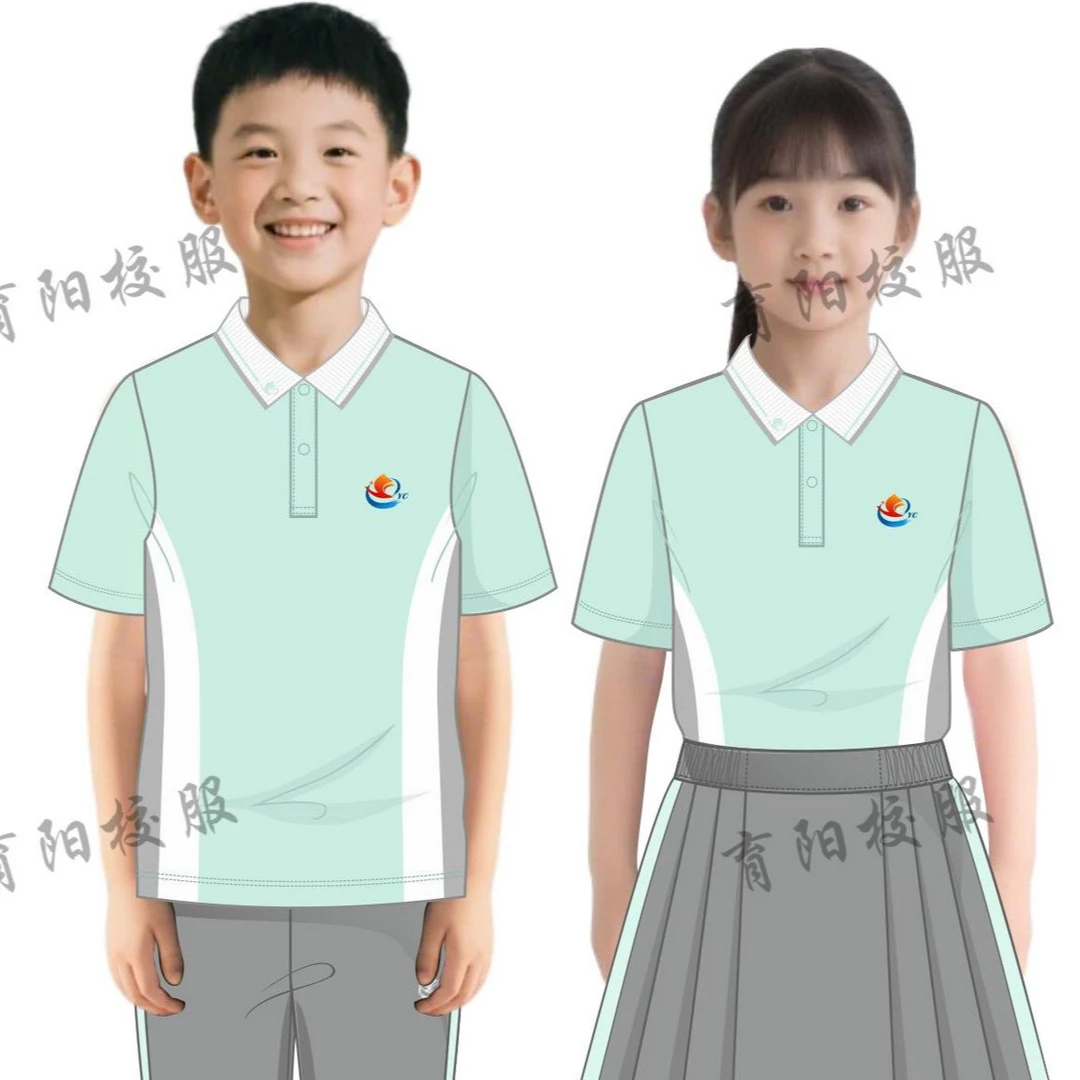 【宜春校服】【育阳校服】夏款2025中小学生校服透气校园风男女同款