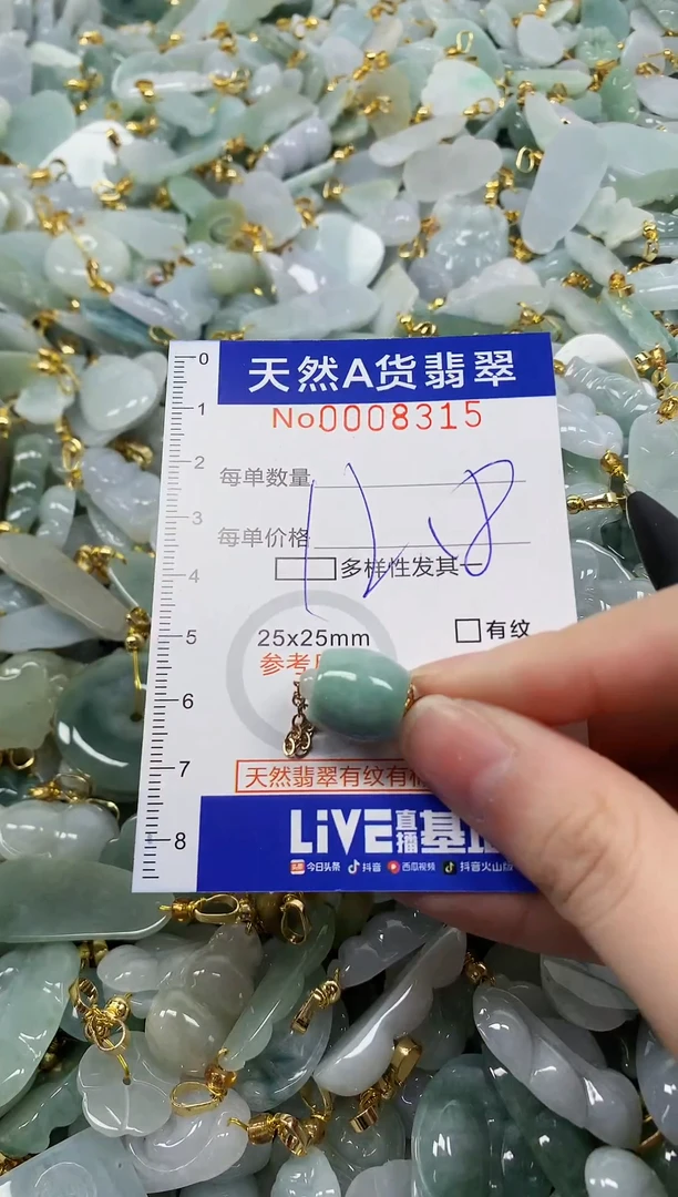 颈饰未镶嵌翡翠天然a货翡翠