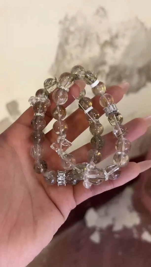 【闪购商品】水晶手串未镶嵌AS0446发晶手链多样性发一