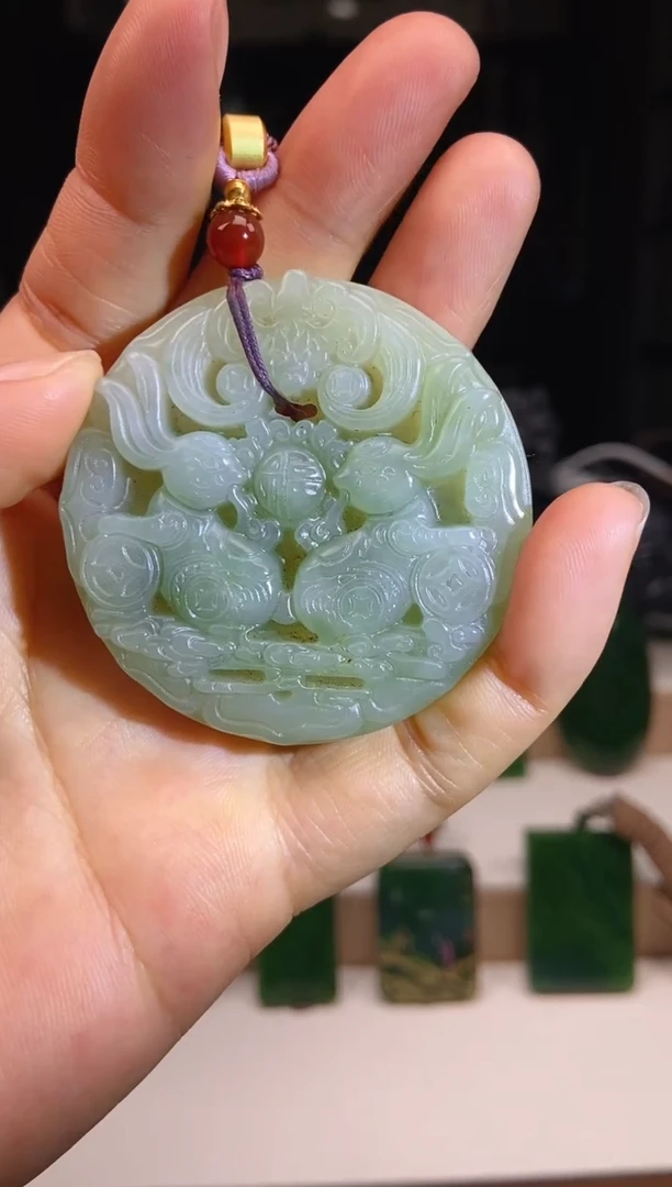 【闪购商品】和田玉挂件未镶嵌1