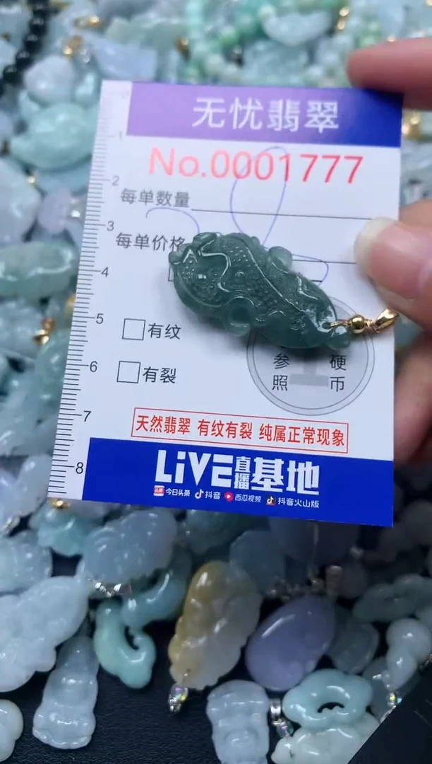 颈饰未镶嵌翡翠1777