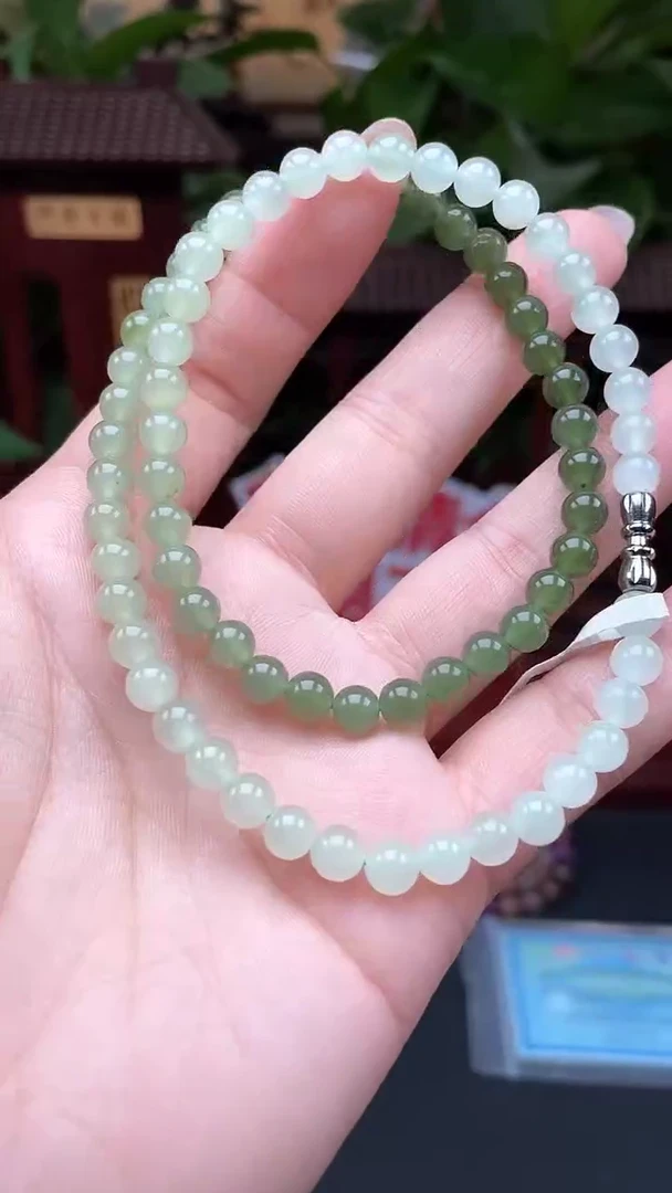 颈饰未镶嵌和田玉项链多样性发其一TC101