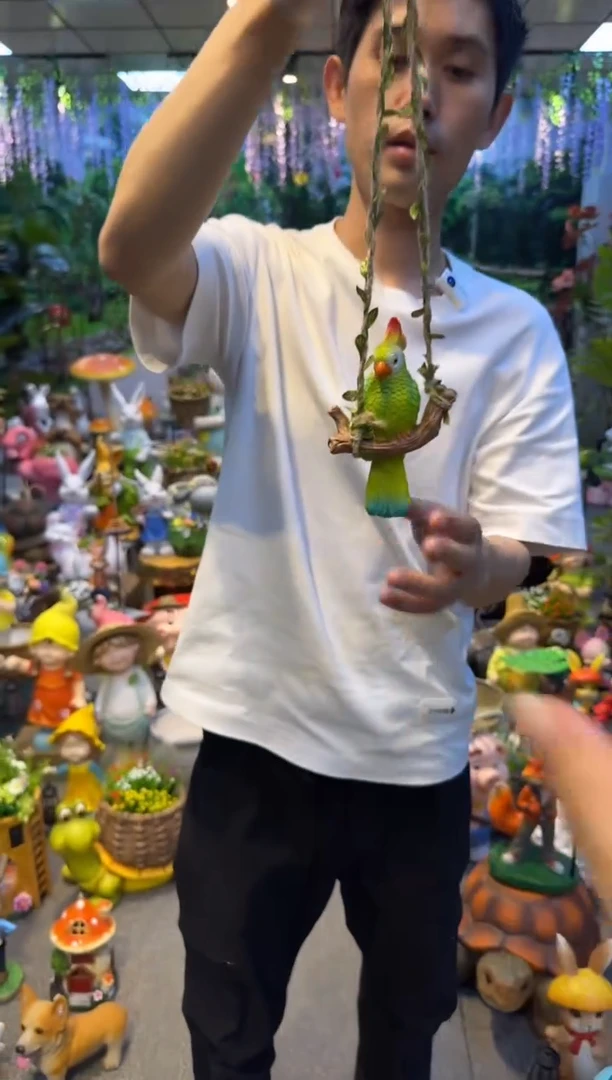 无花朵花园庭院摆件&00&