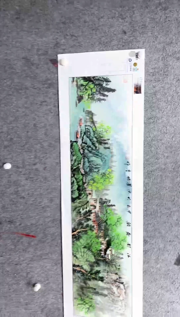 国画张传亭老师的红袍作品