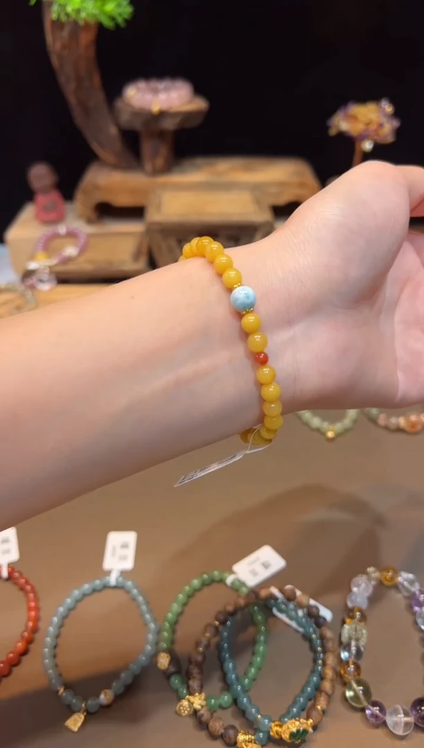 未镶嵌琥珀手饰手饰@@E6950