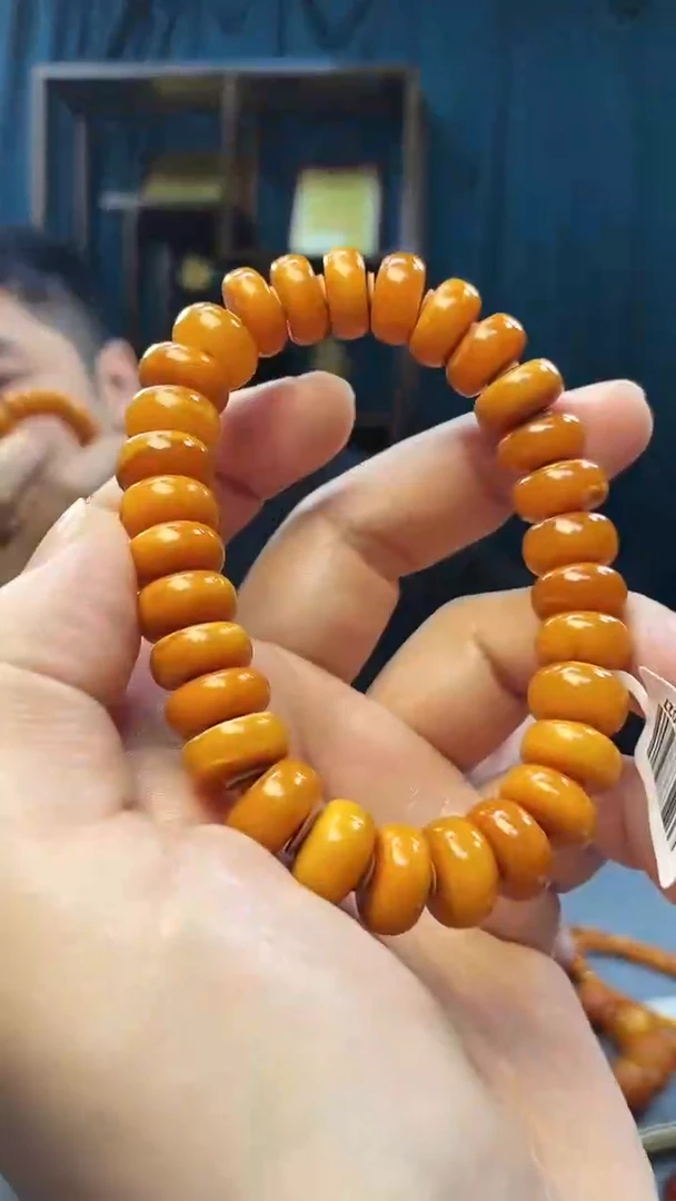 手串琥珀未镶嵌蜜蜡老型手串