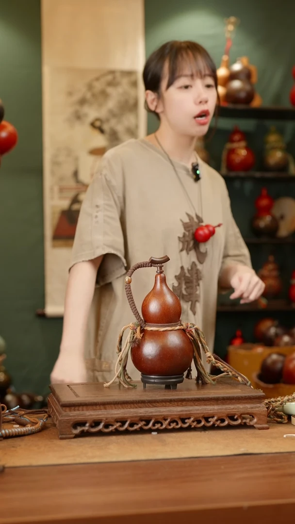 272号精品天然大漆酒葫芦一物一拍~