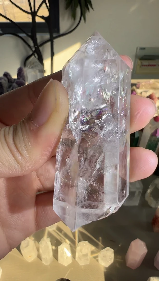 未镶嵌珠宝半成品水晶M251 瑕疵