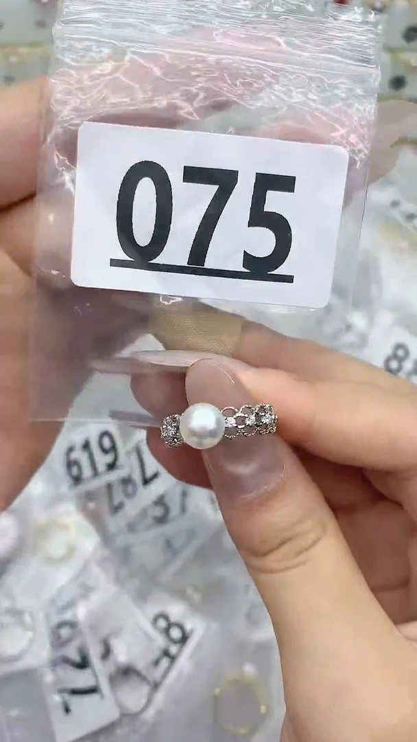 合金珠宝奇石淡水珍珠075